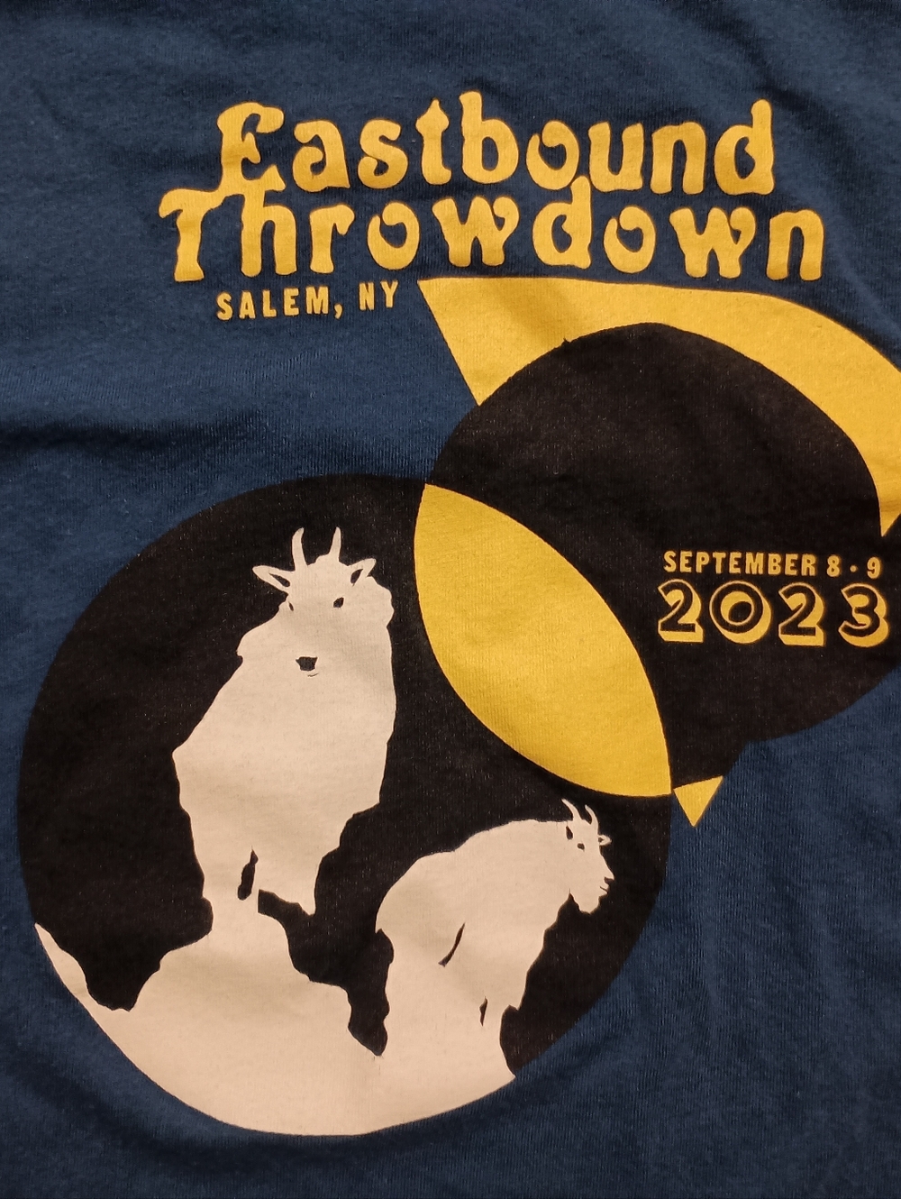 EASTBOUND THROWDOWN FESTIVAL T-SHIRT - Medium // Music Concert Jesus Mallett